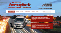 Desktop Screenshot of marcinjarzabek.pl